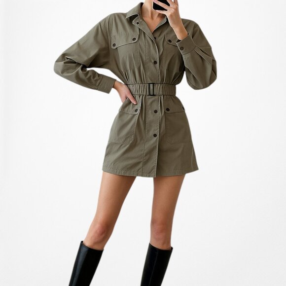 amanda uprichard sandrine dress green Cargo Pant – Olive Green | Pants main image 0
